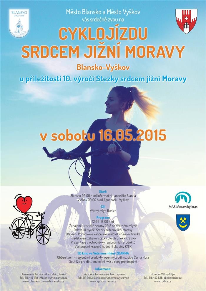 Pozvánka na oslavu 10. výročí Stezky Srdcem jižní Moravy
